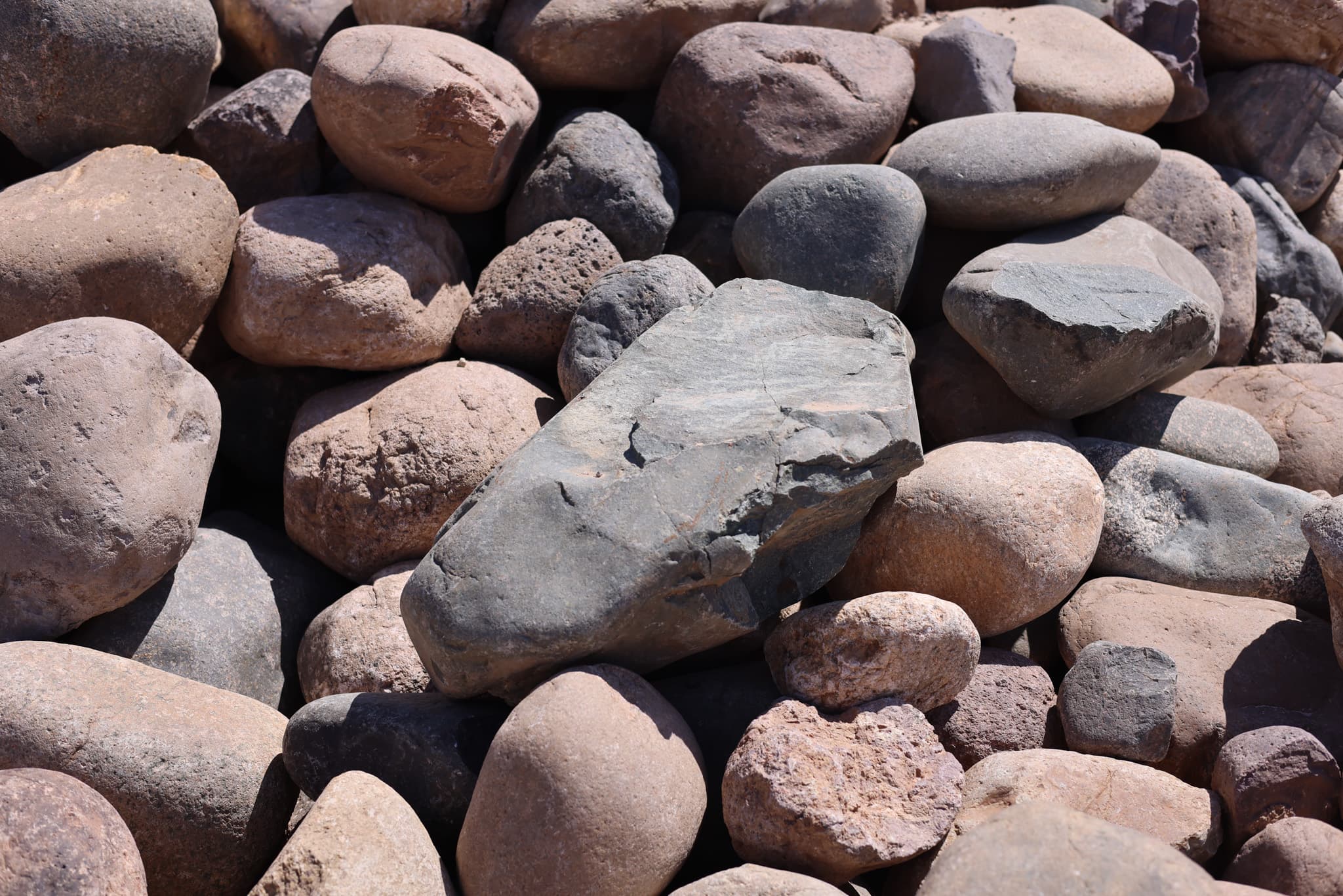 River rocks for septic systems and leech beds