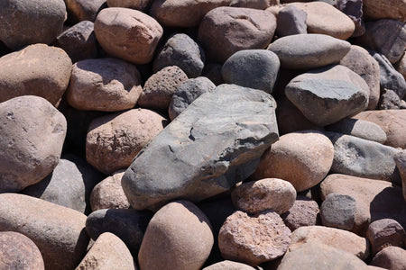 River rocks for septic systems and leech beds