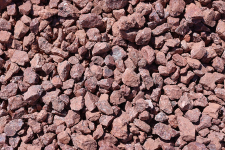  Ruby red crushed quarry rock pebble stones used for landscaping