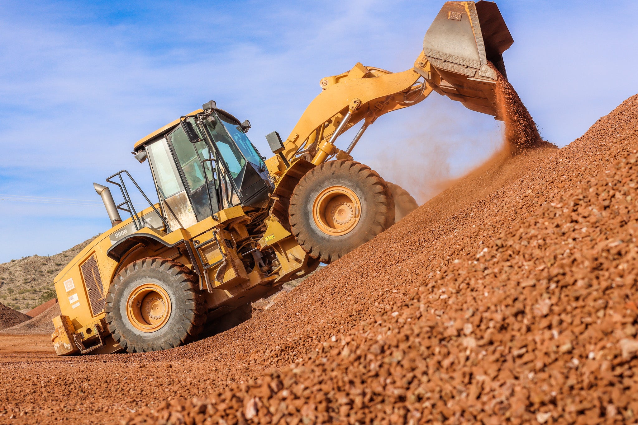 West Valley Rock driver working on Site